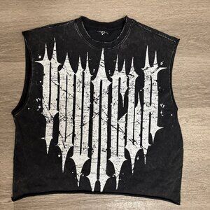 YoungLA Revenge Crop Cut-Off Tank
